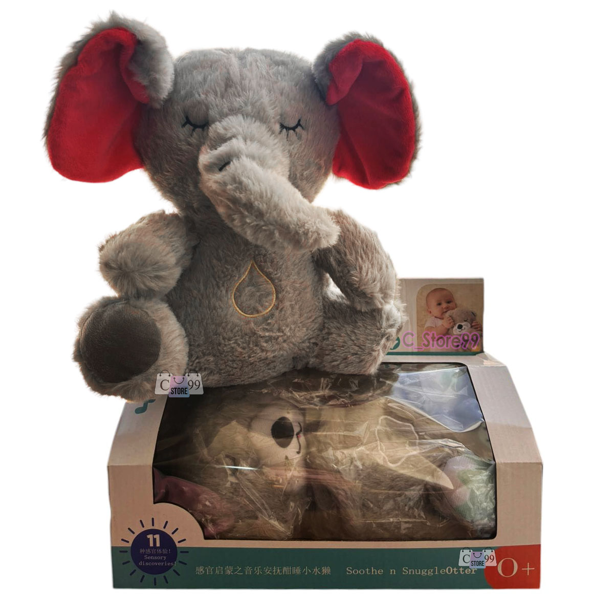 Miniatura 3 de Elefante Peluche De Apego Anti Estrés